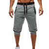 SFIT New Mens Jogger Casual Slim Harem Shorts Soft 3/4 Trousers Fashion New Brand Men Sweatpants Summer Comfy Male Shorts 2019