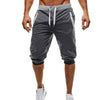 SFIT New Mens Jogger Casual Slim Harem Shorts Soft 3/4 Trousers Fashion New Brand Men Sweatpants Summer Comfy Male Shorts 2019